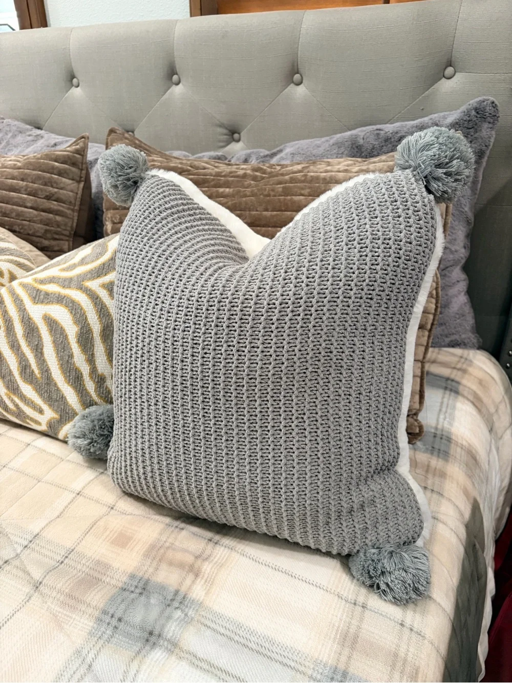 Ugg Ribbed Knit Decorative Pillows Set of 2
